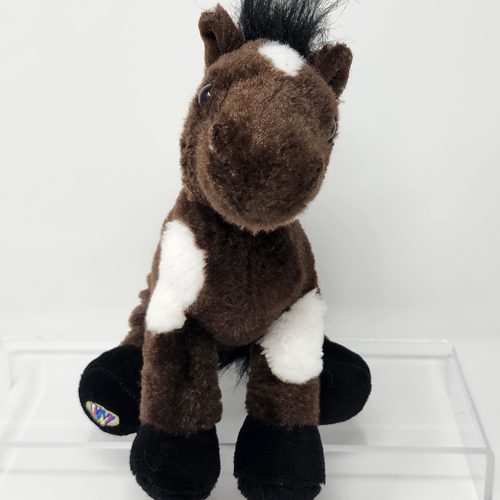 Ganz Webkinz Horse Pinto Brown and White